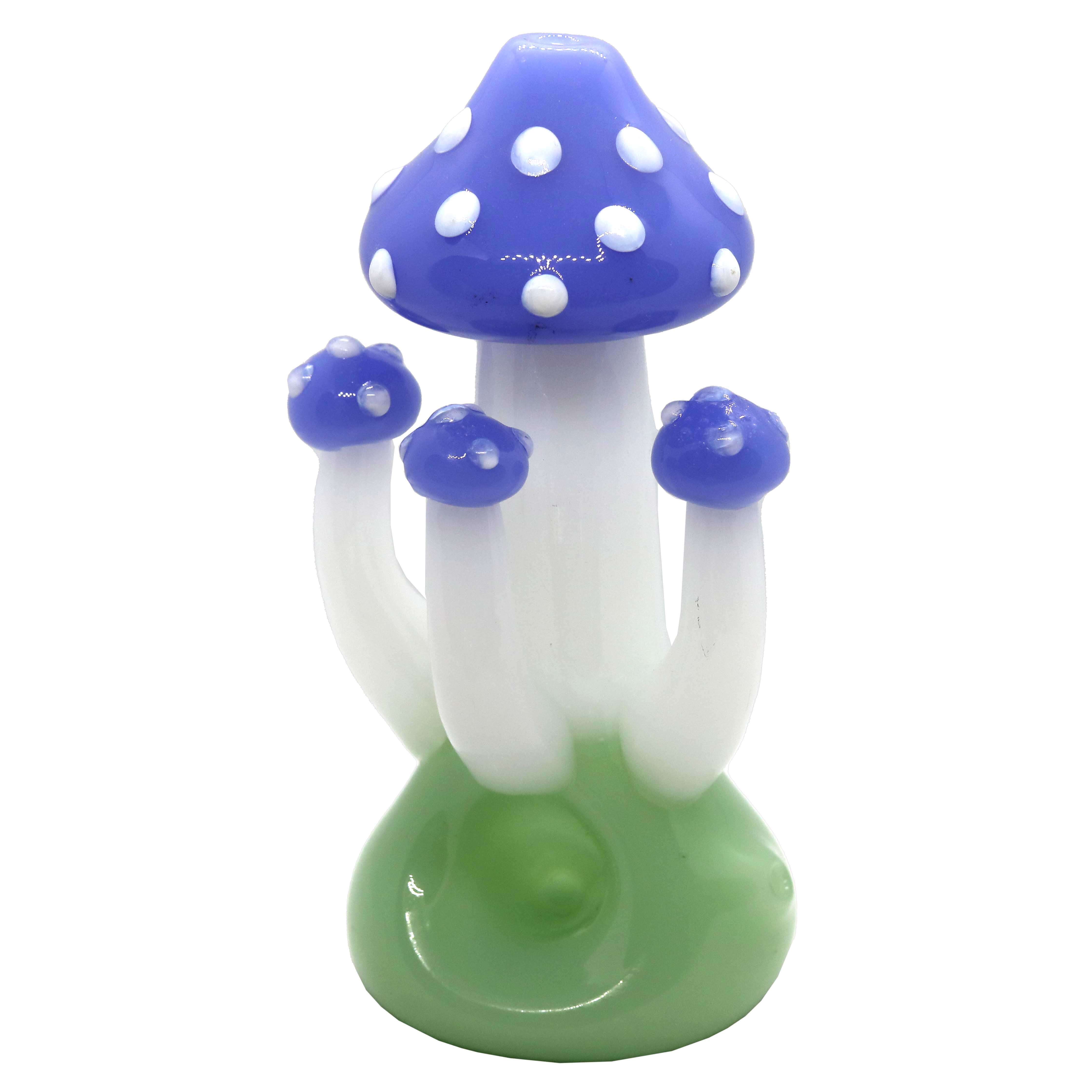 Triple Mushroom Handpipe (SB-4095) | 5 inch | Assorted Colors product image